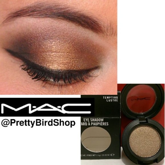 Last one! MAC TEMPTING eye shadow NIB rare Lustre - Picture 1 of 5
